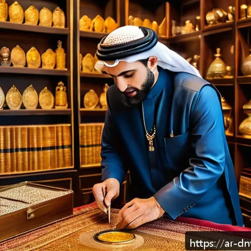 수집품 투자 시 주의해야 할 사기 유형 - A sophisticated Middle Eastern collector’s room filled with authentic rare antiques, including vinta...