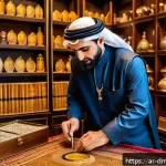Home 19 수집품 투자 시 주의해야 할 사기 유형 - A sophisticated Middle Eastern collector’s room filled with authentic rare antiques, including vinta...